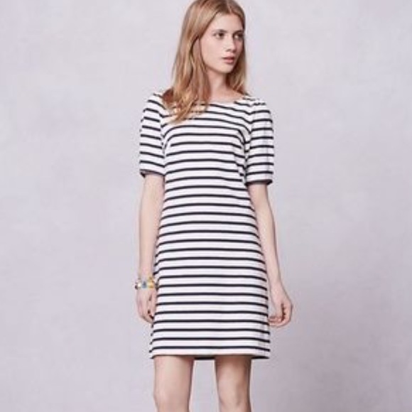 Anthropologie Postmark Bow Back Short Sleeve Dress - Picture 3 of 8